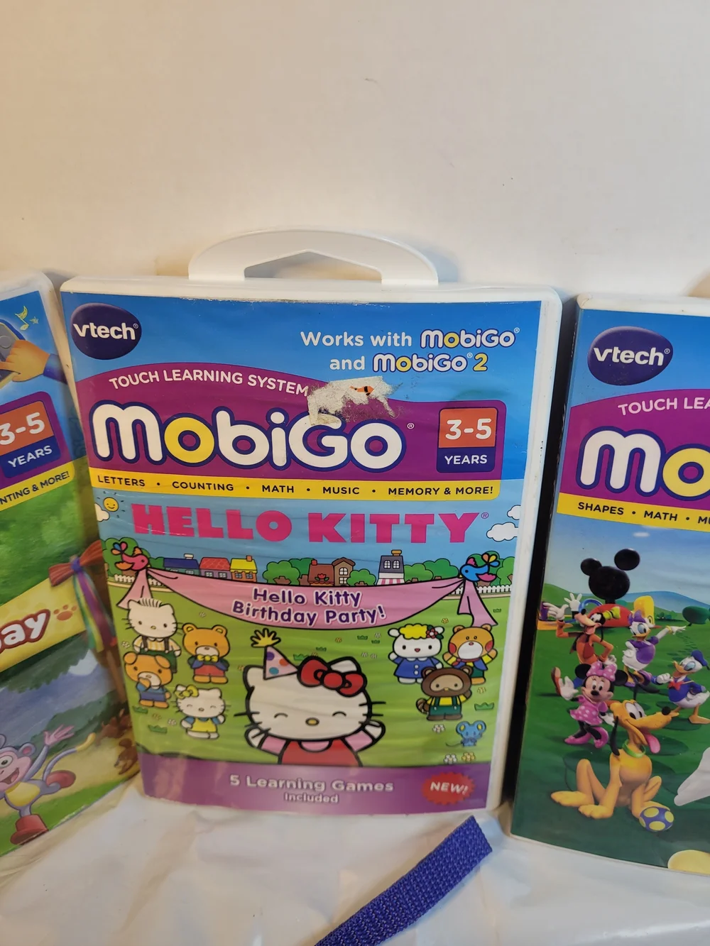 Vtech Pink MobiGo And 4 Games 2 Chargers (W)